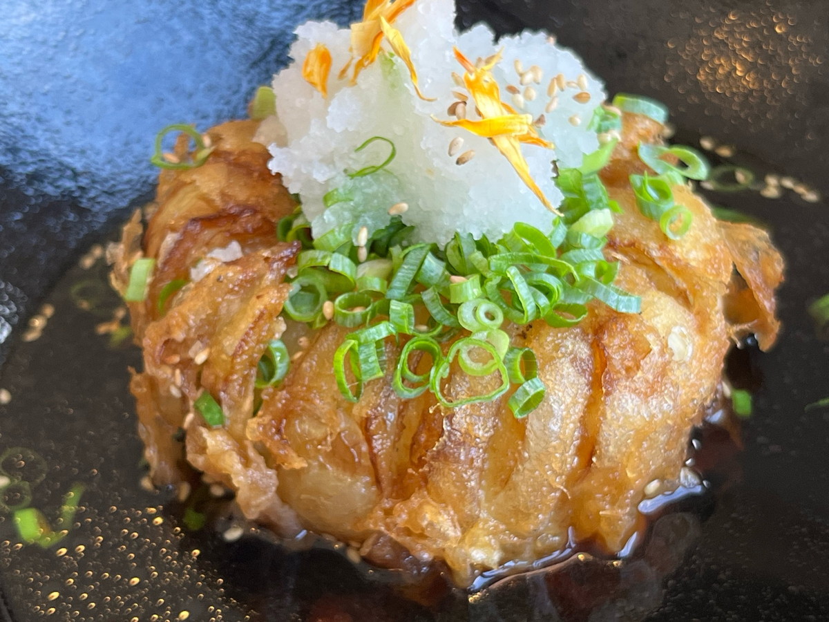 いづも庵・玉ねぎつけ麺