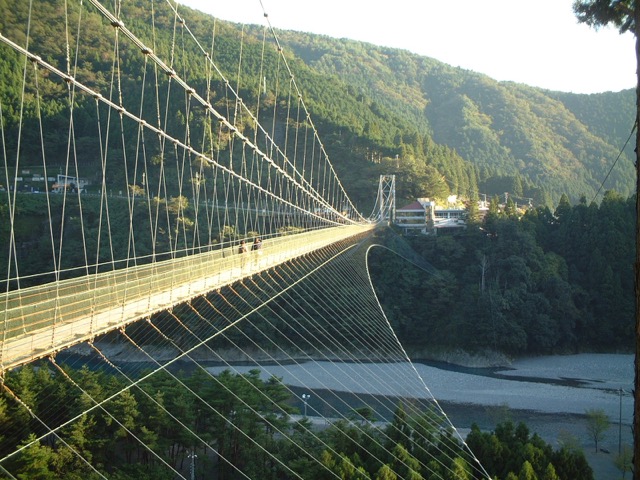 谷瀬の吊り橋