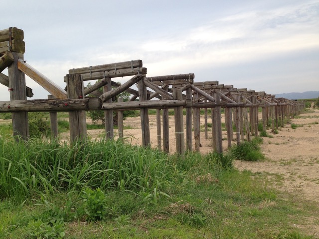 八幡流れ橋（上津屋橋）